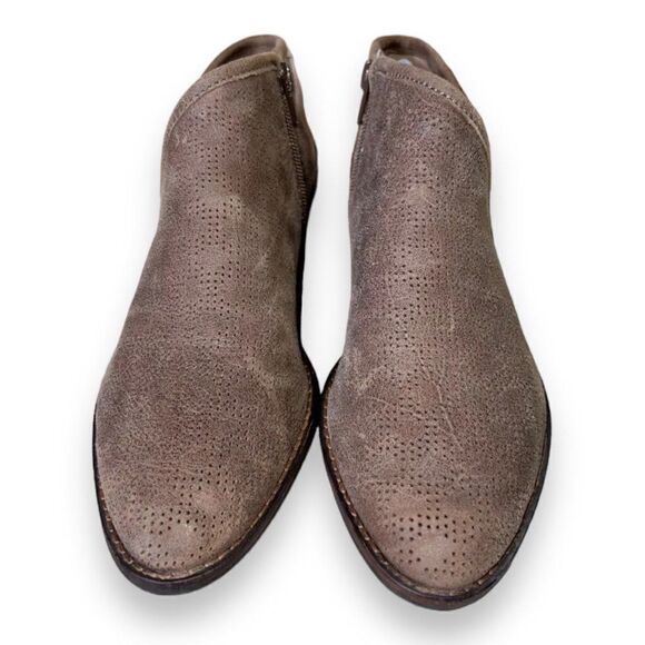 Lucky Brand Felixah D' Orsay Bootie Brown Suede Women's 7 - Picture 3 of 11